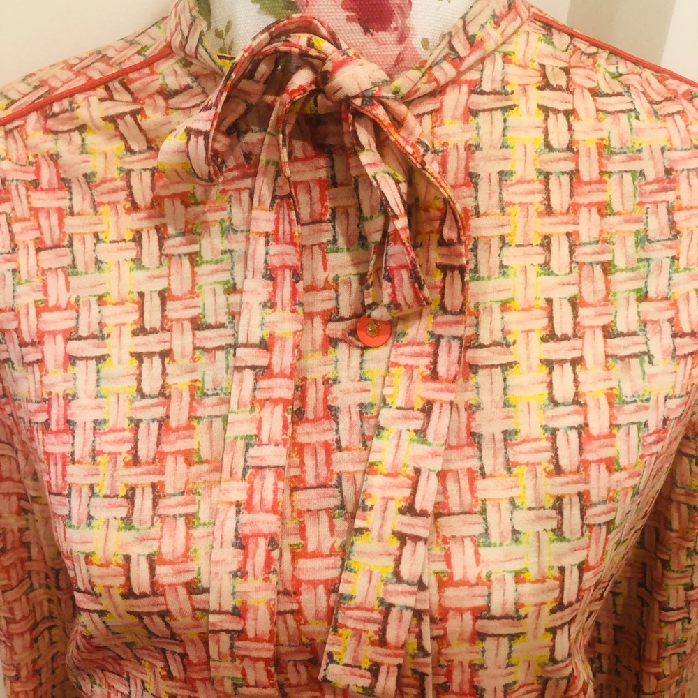 1970s Vintage Women’s Skirt And Blouse Set